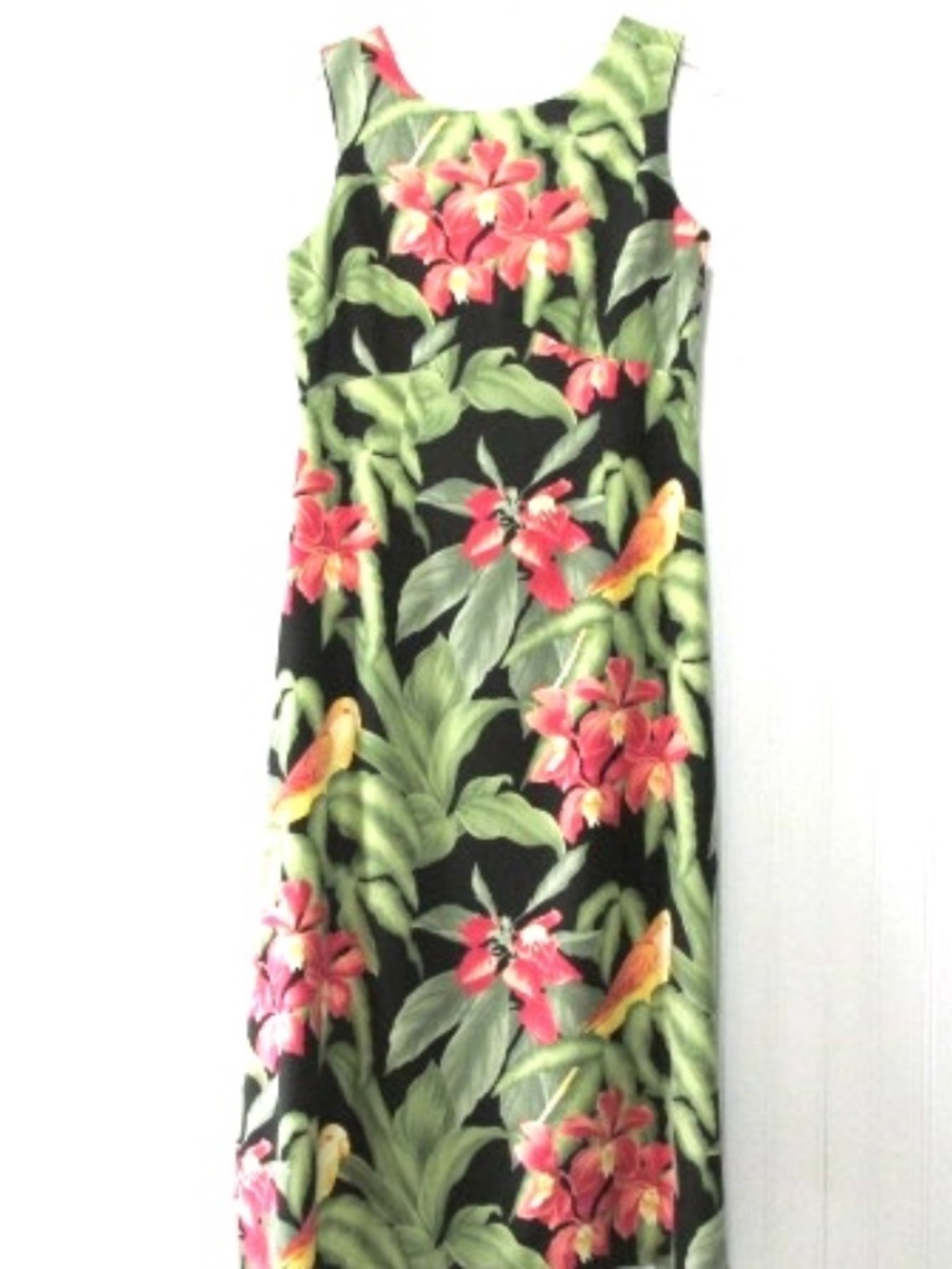 Tommy Bahama VTG Silk Sheath Maxi Dress, Size 12